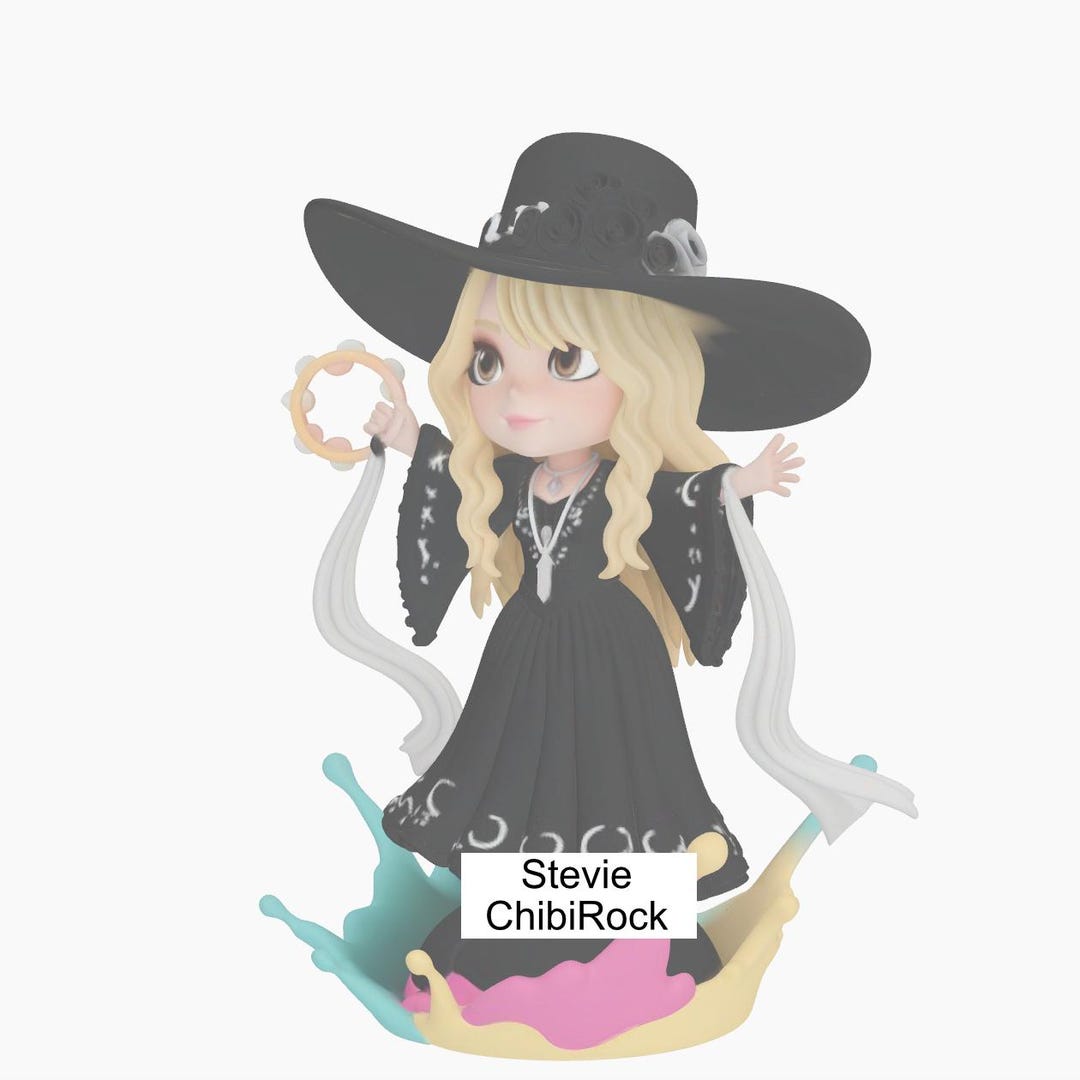 Stevie Nicks Chibirock STL File, 3D Printable Rock Icon - Etsy Australia