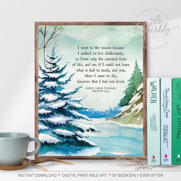 Henry David Thoreau - Etsy