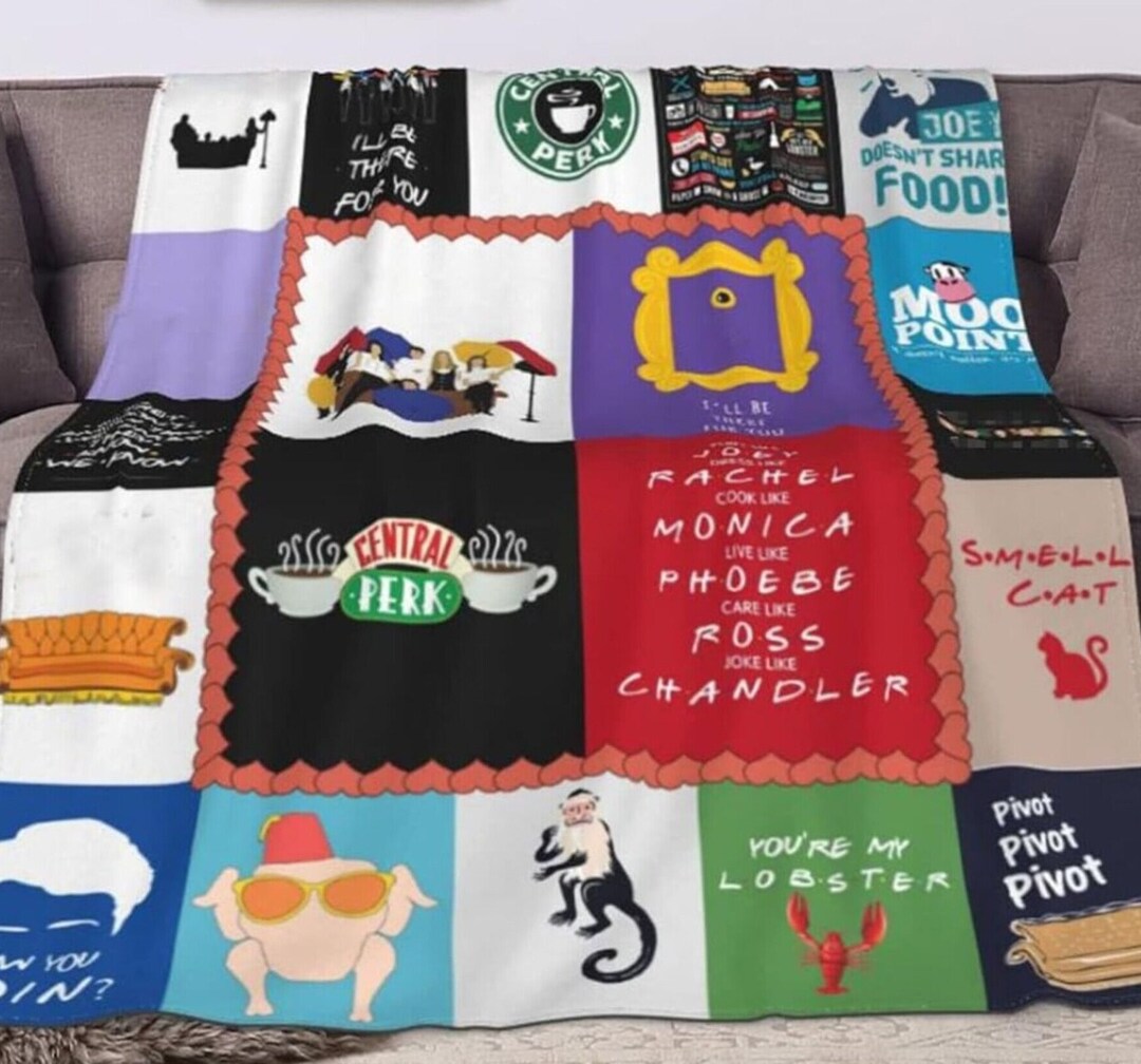 I'll Be There for You Friends Blanket, They Dont Know That We Know They