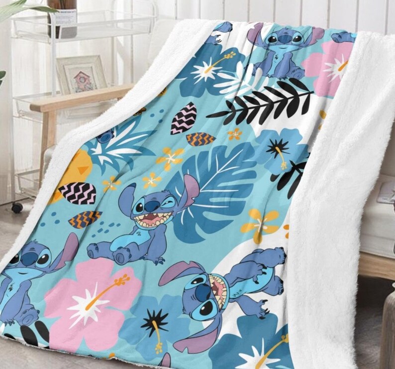 Stitch Cute Funny Cartoon Blanket Birthday For Kids Adults Blankets stitch-cute-funny-cartoon-blanket-birthday-for-kids-adults-blankets