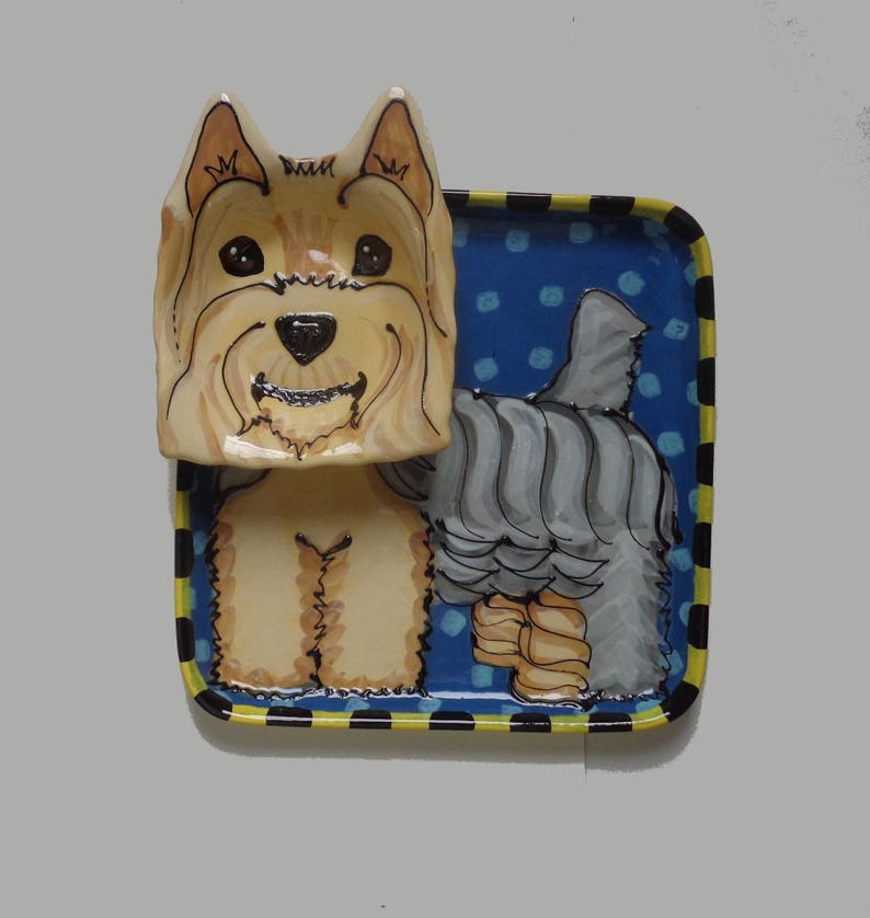 Yorkie Chip and Dip Tray