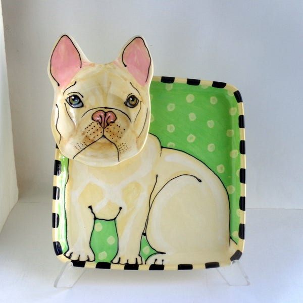 Bulldog Pottery Mug Etsy