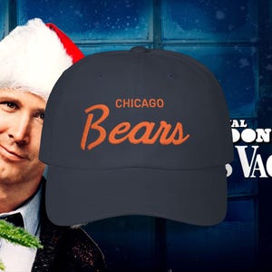 Clark Griswold Chicago Bears Retro 90s Script Cap | Snapback Deadstock