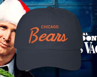 Gorra retro de los Chicago Bears de Clark Griswold con diseño de los años 90 y snapback de stock limitado