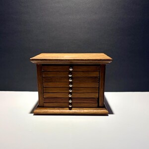 Vintage Wooden Drawer Drink Coasters