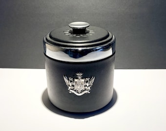 Seau à glace en vinyle noir Kaywoodie vintage