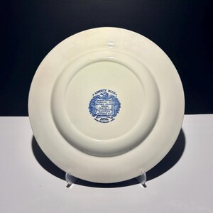 Vintage Liberty Blue "Independence Hall" and "Washington At Valley Forge" Bicentennial Plates image 3