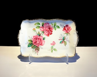Vintage Royal Stafford "Berkeley Rose " Sandwich Tray