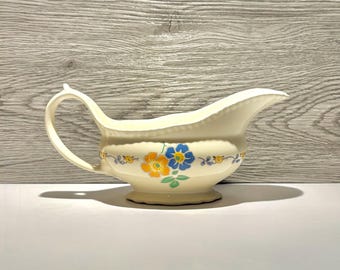 Vintage "Shelton" Globe Pottery Gravy Boat
