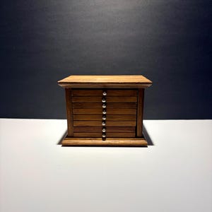 Vintage Wooden Drawer Drink Coasters