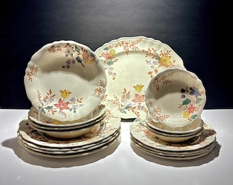 Antique J&G 'Cotswold' Dinnerware Set