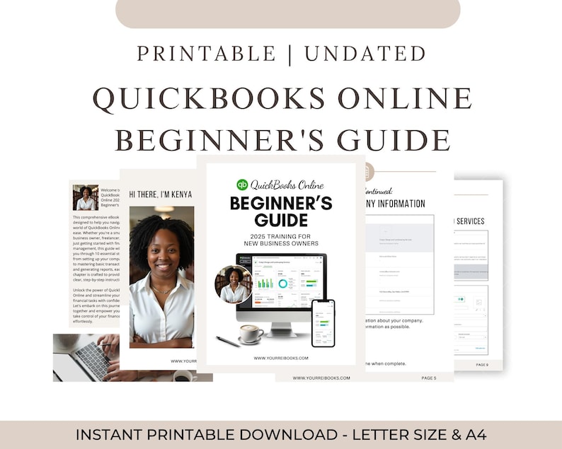 Quickbooks Online Beginner Guide 2025 (digital Download) - Etsy
