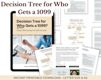 1099 Decision Tree Flowchart | 2025 Tax Year Filing Guide (PDF Download)
