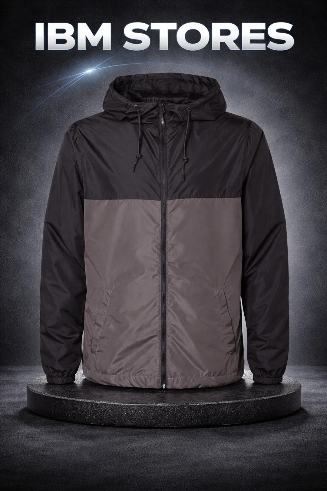 Men's Two-tone Windbreaker | Lightweight Hooded Streetwear Jacket - Etsy