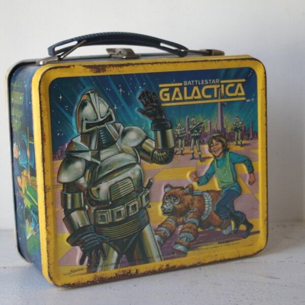 Vintage 1970s Battlestar Galactica Lunchbox