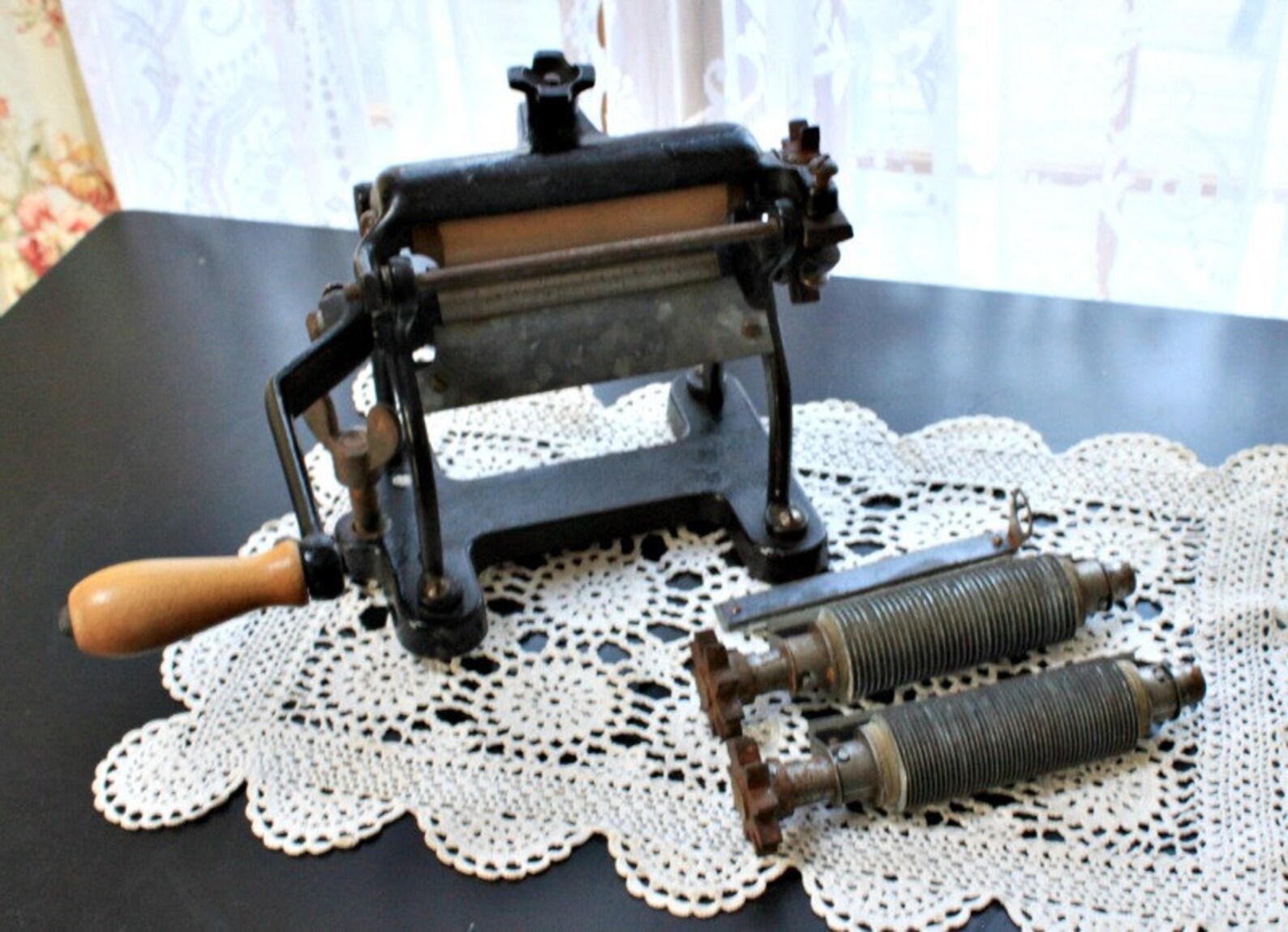 Antique Cast Iron Vitantonio Pasta Maker Machine Etsy