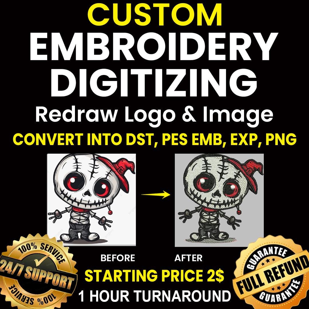 Custom Embroidery Digitizing, Logo Digitizing, Embroidery Digitizing ...