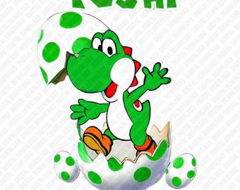 Yoshi Mario PNG, Super Mario Yoshi Clipart, Yoshi Character Printable PNG, Mario Game PNG