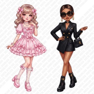 Dress to Impress Dolls Png - Etsy