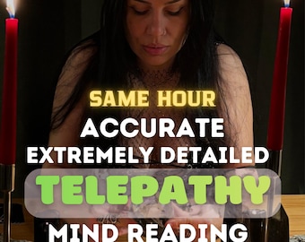 Lectura telepática precisa en la misma hora, lectura psíquica de la mente sobre el amor, lectura telepática a través de un médium, lectura de pensamientos exactos, lectura de la mente.