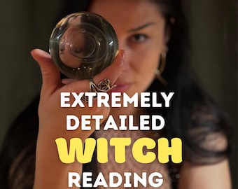 Etsy Witch Reading Same Hour, Psychic Reading, Accurate Love Tarot Reading, Brutal Reading, Psychic Telepathy Love Reading