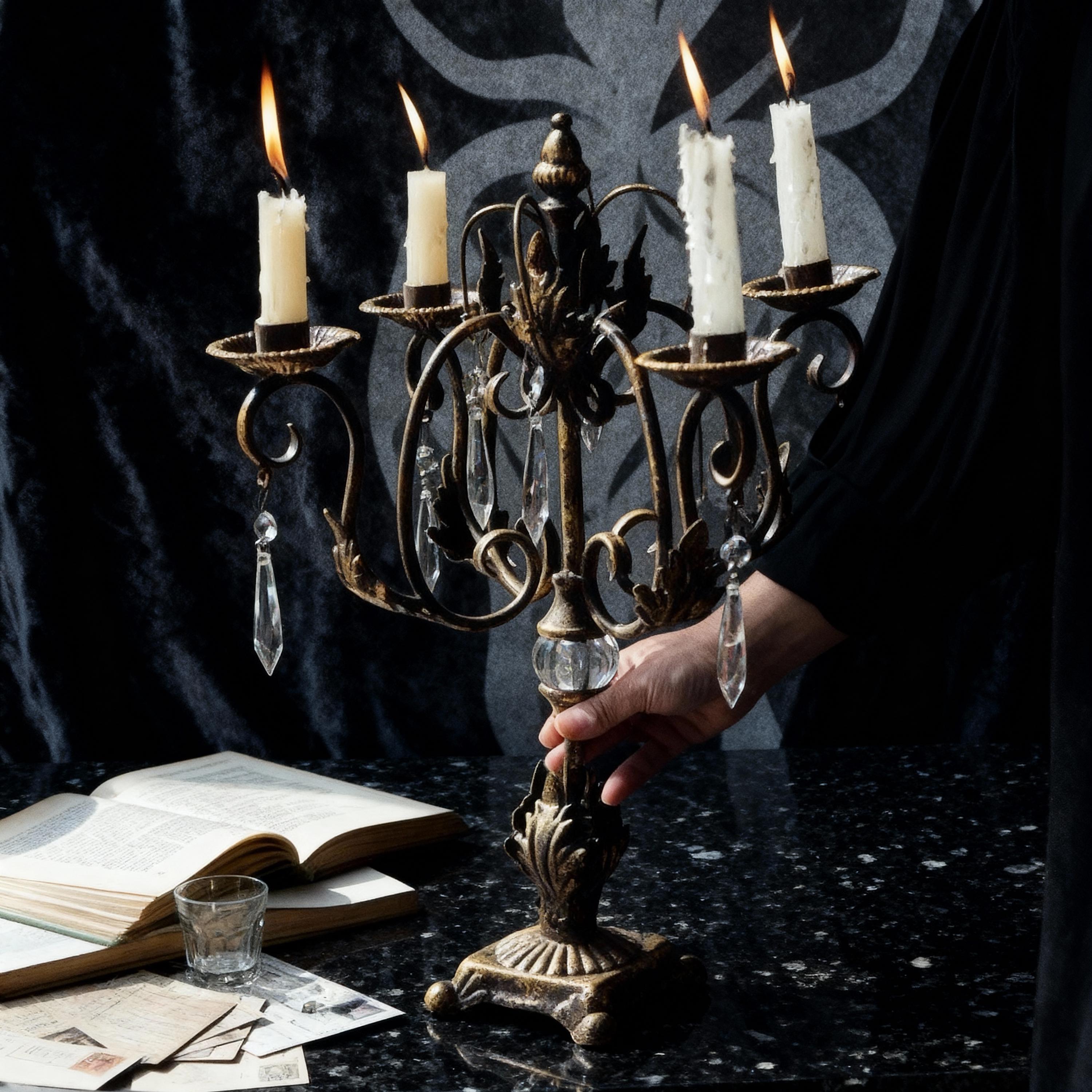 Vintage Gold Candelabra