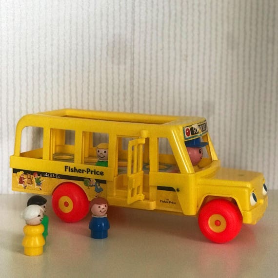 vintage fisher price school bus 192
