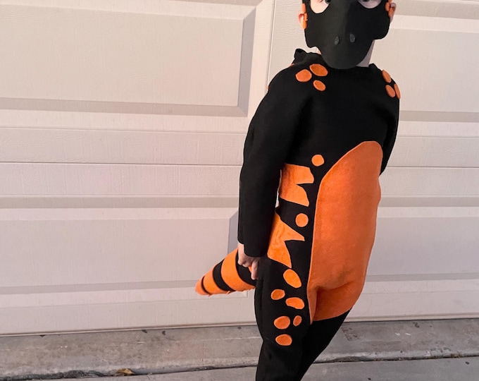 Handmade Gila monster lizard costume