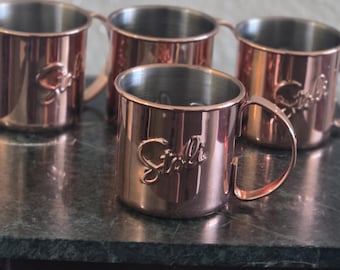 STOLI Vodka Copper Stainless Moscow Mule Mug 3.5 in x 3 in Cup Set Of 4 Price