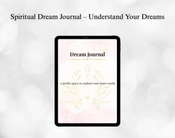 Dream Journal Printable | Spiritual Dream Interpretation Workbook | Lucid Dreaming & Symbol Meanings | Instant Download