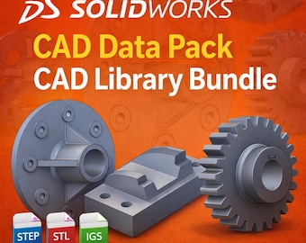 SolidWorks CAD Data Pack | CAD Library Bundle