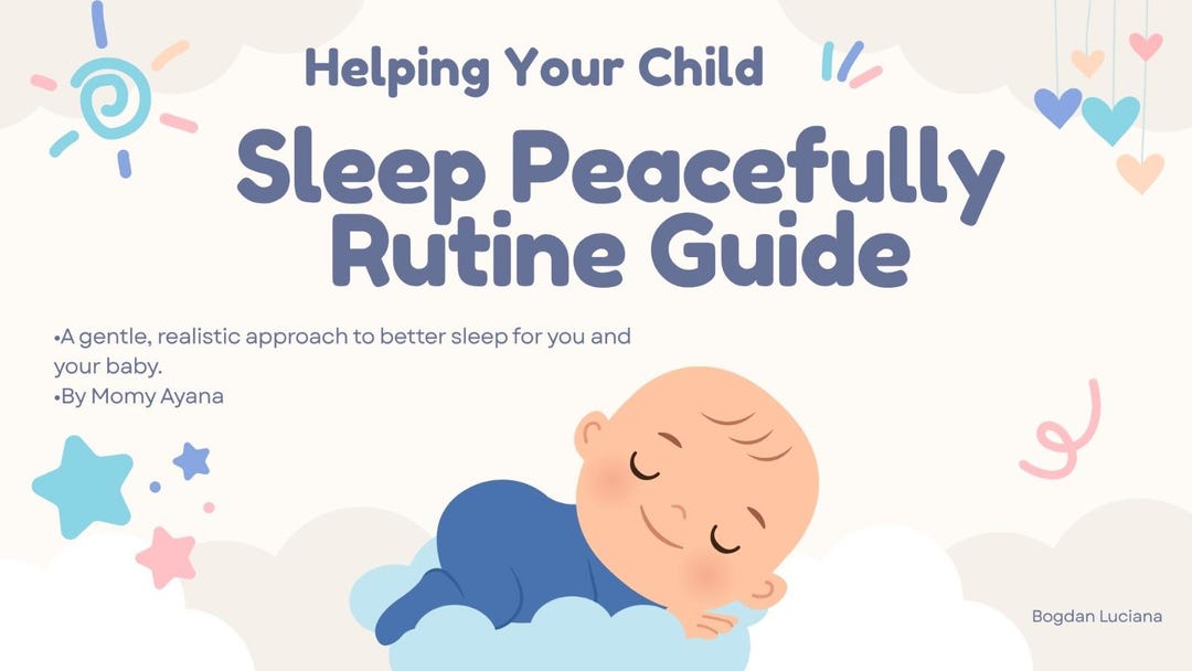 Sleep Peacefully Rutine Guide for Baby - Etsy
