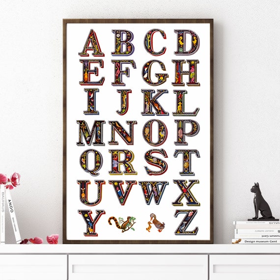Alphabet Lore Latter x | Art Print