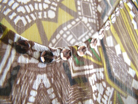 Vintage Patterned Translucent Tunic by Sunny Leigh - image 4