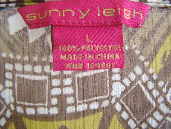 Vintage Patterned Translucent Tunic by Sunny Leigh - image 6