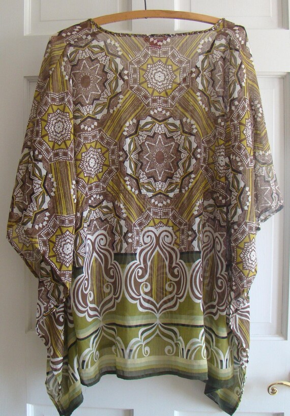 Vintage Patterned Translucent Tunic by Sunny Leigh - image 2
