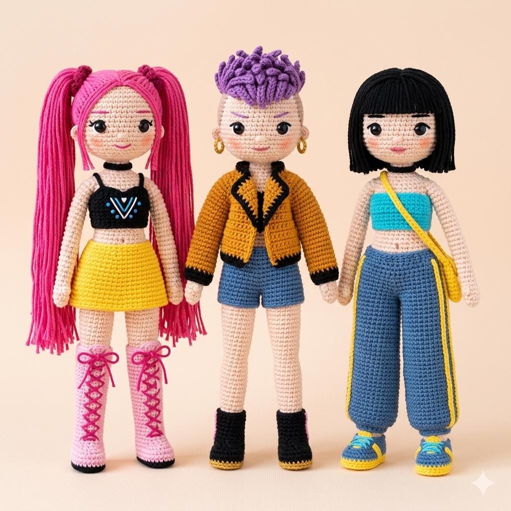 30 Anime Crochet Patterns to Stitch Your Favorite Characters, Plushies, and Fan-Favorite... 18 Kpop Demon Hunters Crochet Pattern Bundle
