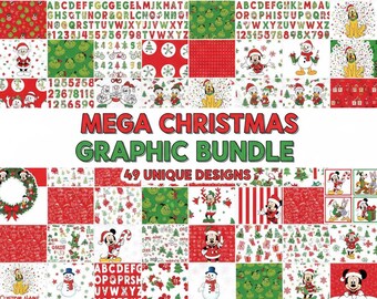 Paquete de papeles digitales navideños del Grinch, patrones sin costuras de Whoville (descarga digital)