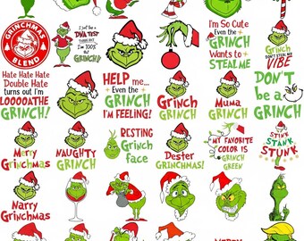 Más de 200 imágenes PNG del Grinch, imágenes PNG de Grinchmas, imágenes PNG de la mano del Grinch, imágenes prediseñadas del Grinch, imágenes PNG de Navidad retro, imágenes PNG de Navidad, diseños del Grinch