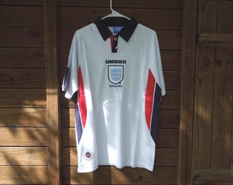 Koszulka Anglii na Mistrzostwa Świata, rozmiar L, domowa Umbro 1998