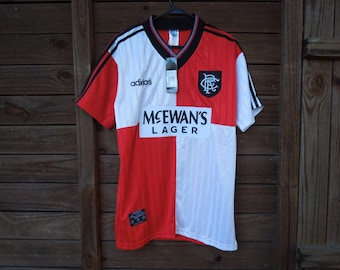 Vintage Glasgow Rangers 1994 Football Shirt Jersey Adidas Medium
