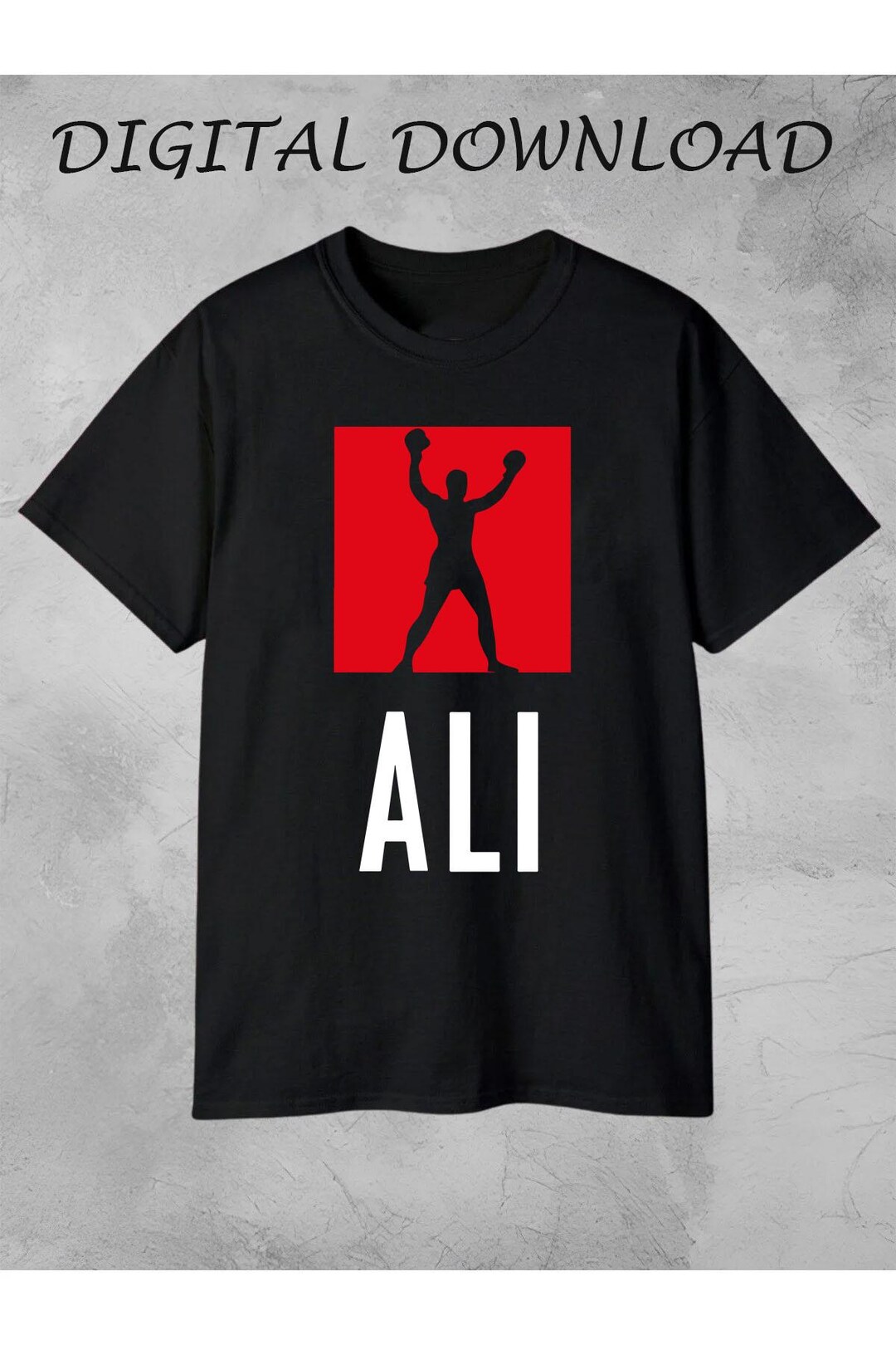 Muhammad Ali Design PNG Digital T Shirt DTF Download - Etsy