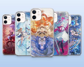 Wuthering Waves Phone Case Carlotta Youhu Cover for iPhone17Pro 16, 15, 14, 13, 12, Samsung S25, S24, S23Fe, S22 A16 A26, A56 Pixel 10, 9Pro