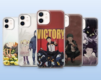 Re Zero Phone Case Natsuki Rem for iPhone 17Pro, 16, 15, 14, 13, 12, Samsung S25, S24, S23Fe, S22, A16, A26, A56, Pixel 10, 9Pro