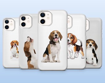 Beagle Phone Case Doggy Puppy Cover for iPhone 17Pro, 16, 15, 14, 13, 12, Samsung S25, S24, S23Fe, S22, A16, A26, A56 Pixel 10, 9Pro