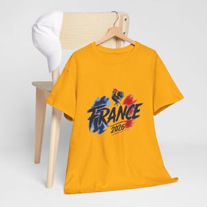 Camiseta gráfica del Mundial de Francia 2026, ropa para aficionados al fútbol francés, camiseta deportiva de estilo urbano. imagen 10