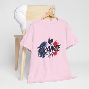 Camiseta gráfica del Mundial de Francia 2026, ropa para aficionados al fútbol francés, camiseta deportiva de estilo urbano. imagen 18