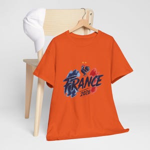 Camiseta gráfica del Mundial de Francia 2026, ropa para aficionados al fútbol francés, camiseta deportiva de estilo urbano. imagen 11