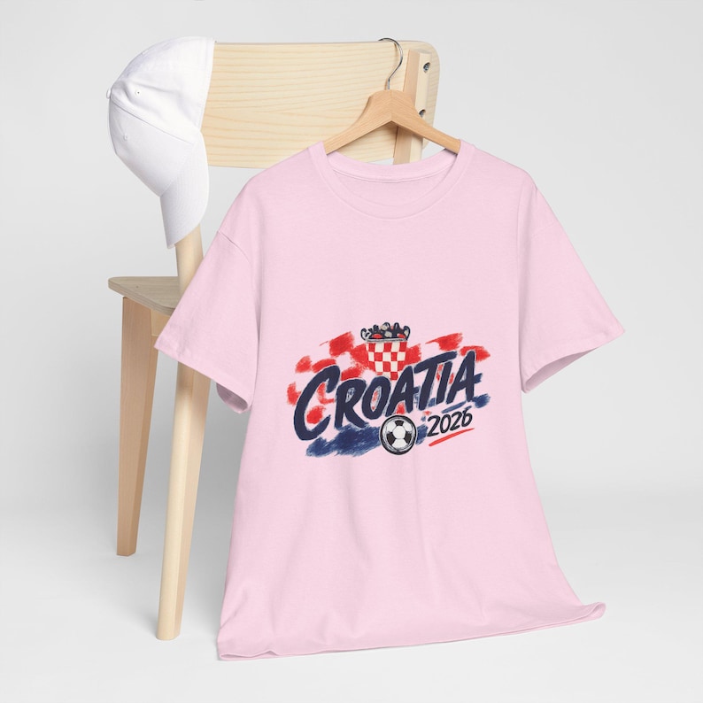 Croatia 2026 Shirt, Croatia World Cup 2026 Tee, Football Graphic Shirt, Croatian Streetwear Tee, Soccer Aesthetic Apparel image 14