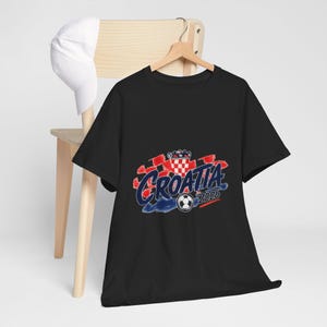 Croatia 2026 Shirt, Croatia World Cup 2026 Tee, Football Graphic Shirt, Croatian Streetwear Tee, Soccer Aesthetic Apparel image 6